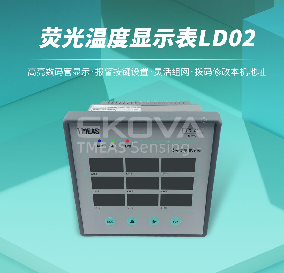 熒光溫度顯示表LD02