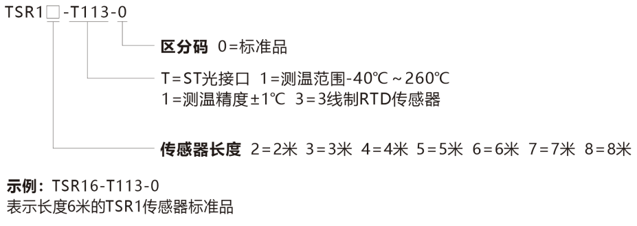 TSR1-選型說明(míng)